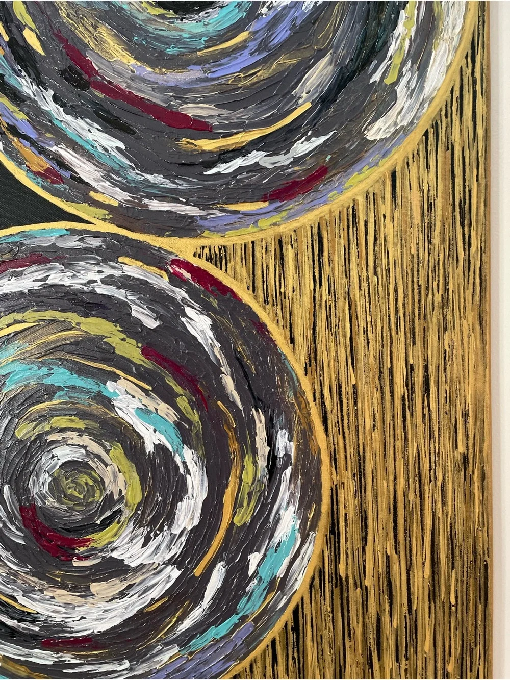 Medium Original Abstract Painting On Canvas- Ethereal Reverie Series 1-2